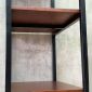 Kệ trang trí 4 tầng 40x60x140cm gỗ cao su khung sắt sơn tĩnh điện KTT68097