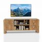 Kệ tivi phòng khách 140x40x55cm gỗ cao su KTV68144