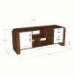 Kệ tivi phòng khách 140x40x55cm gỗ cao su KTV68144