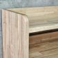 Kệ để tủ lạnh 50x50x130cm gỗ cao su KTLA008