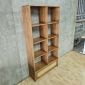 Kệ sách 91x40x180cm gỗ cao su cửa lưới mây KS68378