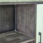 Kệ trang trí treo tường 120x30x90cm gỗ cao su KTT68095