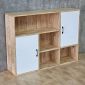Kệ trang trí treo tường 120x30x90cm gỗ cao su KTT68095