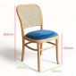 Ghế cafe, ghế ăn Thonet 811 khung gỗ GCF140