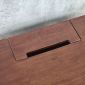Bàn làm việc ZDesk 200x70x75cm gỗ cao su hệ URA HBUR014