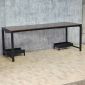 Bàn làm việc ZDesk 200x70x75cm gỗ cao su hệ URA HBUR014