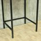 Kệ máy giặt máy sấy 71x62x186cm gỗ cao su khung sắt KMG68038