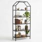 Kệ trang trí HOME-SHELF 80x34x180cm gỗ plywood khung sắt KTT68112