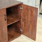 Kệ pantry ILLOIS phòng bếp 120x50x75cm gỗ cao su KTB68285