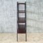 Kệ sách trang trí A2-SHELF gỗ cao su khung sắt KTT68107