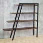 Kệ sách trang trí A2-SHELF gỗ cao su khung sắt KTT68107