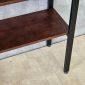 Kệ sách trang trí A2-SHELF gỗ cao su khung sắt KTT68107