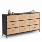 Tủ để đồ 180x40x90cm gỗ cao su chân sắt KTT68110