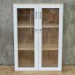 Tủ hồ sơ 3 tầng cửa kính có khóa 80x40x120cm gỗ cao su THS68015