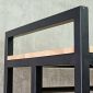 Kệ treo quần áo CHUNL 100x50x180cm gỗ cao su khung sắt TQA68109