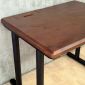 Bàn làm việc gỗ thông 100x75cm chân sắt hệ TIO - HBTO059