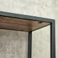 Kệ trang trí khung sắt gỗ plywood 100x30x180cm - KTT68102
