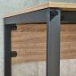 Bàn giám đốc 210x81cm gỗ plywood chân sắt BGD68091