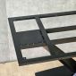 Chân bàn sắt 128x60x73cm sơn tĩnh điện CHB68130