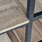 Bàn học UBAN kết hợp kệ sách 150x60x140cm gỗ plywood chân sắt FD68097