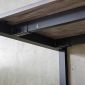 Bàn làm việc 200x60cm gỗ cao su hệ Rectang lắp ráp - HBRT036