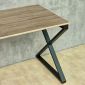 Bàn làm việc 220x70cm gỗ plywood chân sắt hệ XConcept - HBXC077