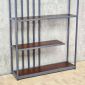 Kệ để tivi 100x27x209cm gỗ cao su khung sắt KTV68147