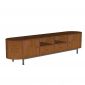 Kệ để tivi 200x40x45cm gỗ cao su khung sắt KTV68148