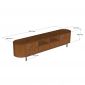 Kệ để tivi 200x40x45cm gỗ cao su khung sắt KTV68148