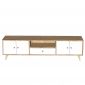 Kệ để tivi 180x40x45cm gỗ cao su KTV68149