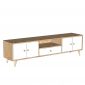 Kệ để tivi 180x40x45cm gỗ cao su KTV68149