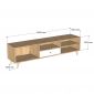 Kệ để tivi 180x40x45cm gỗ cao su KTV68149