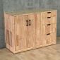 Tủ cá nhân 100x38x73cm gỗ cao su TCN68107