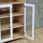 Tủ hồ sơ đứng 80x55x186cm gỗ cao su THS68098
