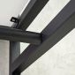 Tủ kệ treo quần áo 120x40x200cm gỗ cao su khung sắt TQA68114