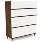 Tủ quần áo CUUYN 120x45x145cm gỗ cao su TQA68115