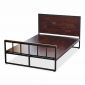 Giường ngủ lắp ráp 140x203x100cm gỗ tràm GN68058