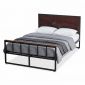 Giường ngủ lắp ráp 140x200cm gỗ tràm GN68058