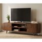 Kệ tivi phòng khách 180x35x45cm gỗ cao su KTV68146