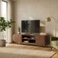 Kệ tivi phòng khách 180x35x45cm gỗ cao su KTV68146