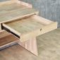 Bàn làm việc 123x60x80cm gỗ cao su BD68201