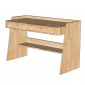 Bàn làm việc 123x54x80cm gỗ cao su BD68201