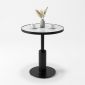 Bàn cafe tròn 60cm mặt ceramic CFD68292