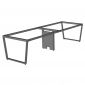Chân bàn họp 299x99x73cm sơn tĩnh điện hệ Trapez CHB68135