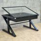 Bàn kiến trúc 130x100cm gỗ cao su chân chữ Z lắp ráp DD68017