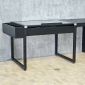 Bàn kiến trúc có hộp điện 180x70cm gỗ cao su chân chữ Z lắp ráp DD68018