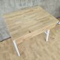 Bàn làm việc QUYLL 80x60x75cm gỗ cao su chân sắt FD68101