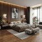 Giường ngủ VEGA gỗ plywood khung sắt lắp ráp GN68066