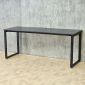 Bàn làm việc 180x60cm gỗ cao su chân sắt hệ Rectang HBRT153