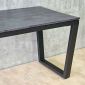Bàn làm việc 160x80cm gỗ cao su chân hệ Trapez HBTC056